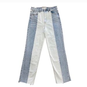 Almost Famous Two Tone Straight Leg Jeans 9 stretch used
